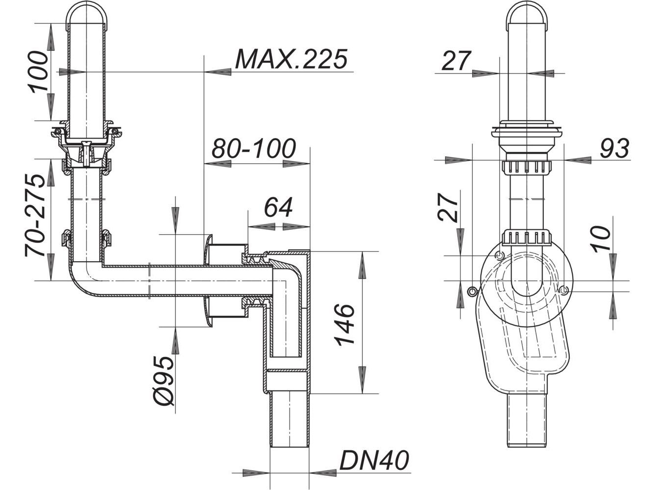 Fiche Syphon Brunner 300/237 - Pièce De Rechange Pour Caravane Et Camping-car
