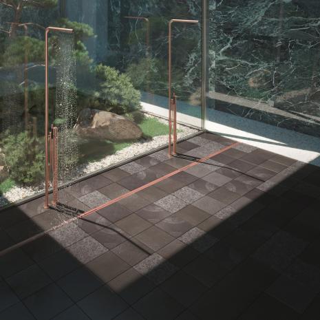 Socio prioritario en la H.O.M.E. Haus 2022 de Hadi Teherani - Dallmer diseña el baño principal con el sistema de desagüe DallFlex