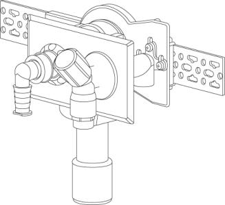 Washing machine or dishwasher trap type 406